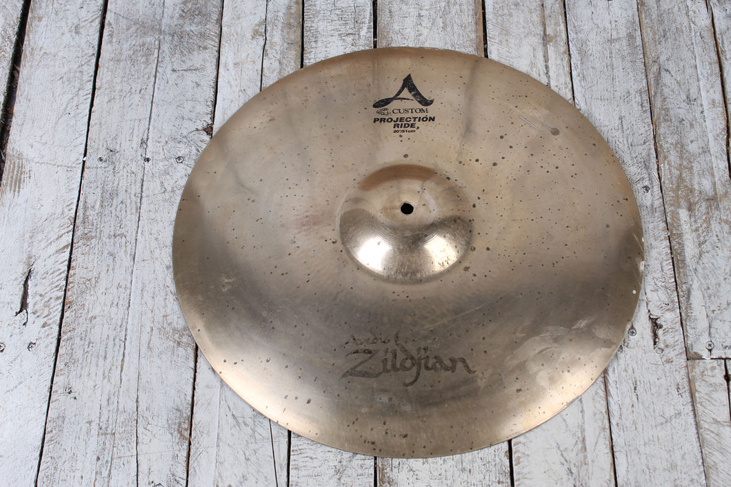 Zildjian A Custom 20 Inch Projection Ride Drum Cymbal A Custom 20