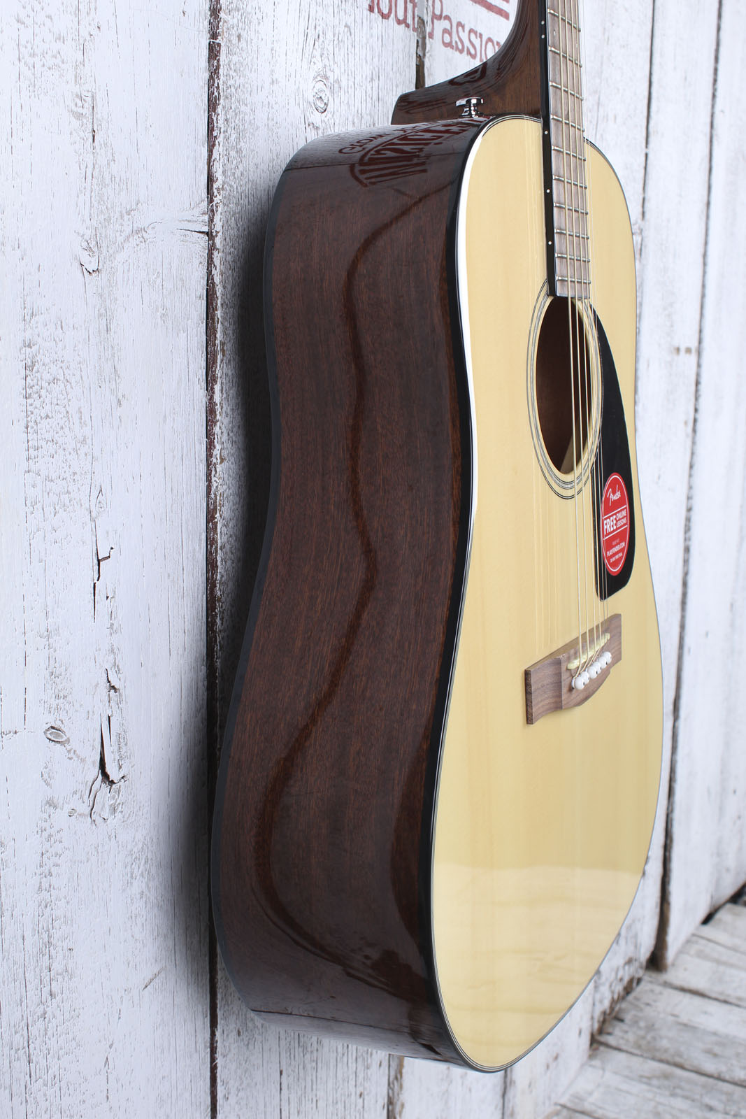 Fender® CD-60 Dreadnought V3 Acoustic Guitar Natural Gloss with Hardshell Case
