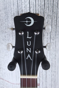 Luna Uke Banjolele 8 Inch Ulu Design Banjo Ukulele Soprano Scale UKE B8 ULU