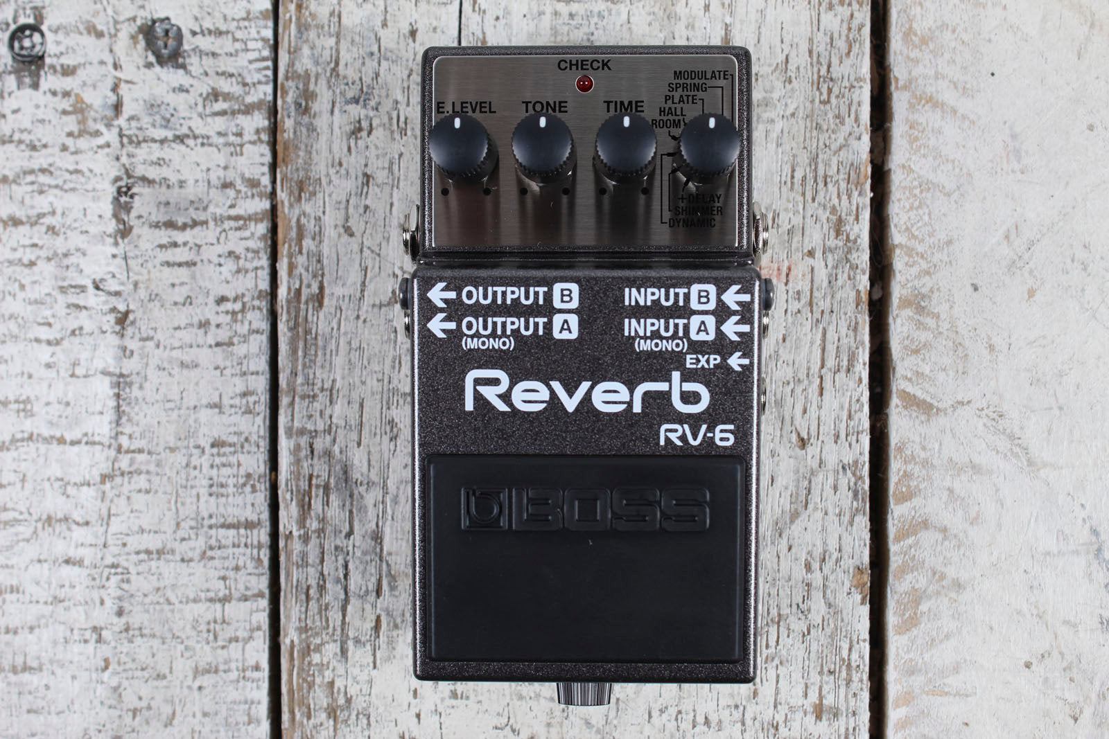 Boss RV-6 Digital Reverb Pedal Electric Guitar Reverb Effects Pedal with 8 Modes Main image