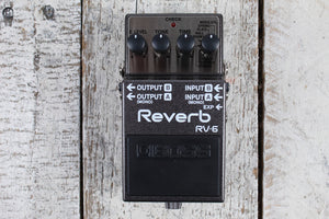 Boss RV-6 Digital Reverb Pedal Electric Guitar Reverb Effects Pedal with 8 Modes