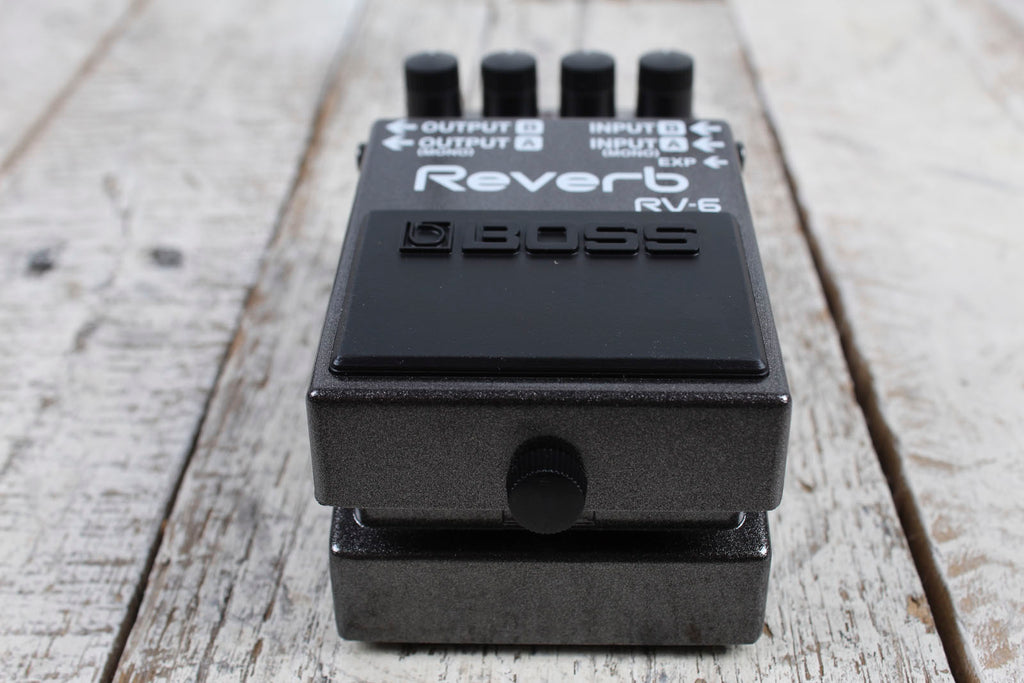 Boss RV-6 Digital Reverb Pedal Electric Guitar Reverb Effects Pedal with 8 Modes