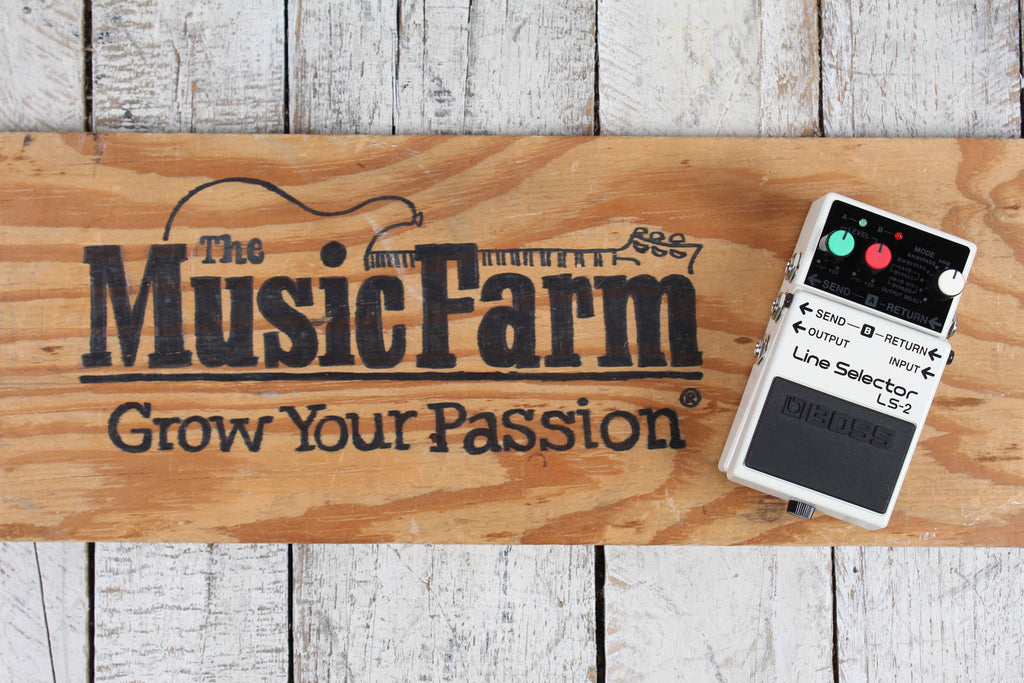 Boss LS-2 Line Selector Pedal Electric Guitar Line Selection Effects Pedal