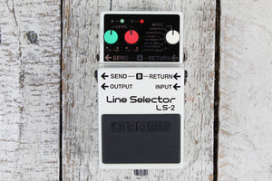 Boss LS-2 Line Selector Pedal Electric Guitar Line Selection Effects Pedal