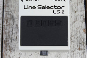 Boss LS-2 Line Selector Pedal Electric Guitar Line Selection Effects Pedal