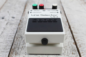 Boss LS-2 Line Selector Pedal Electric Guitar Line Selection Effects Pedal