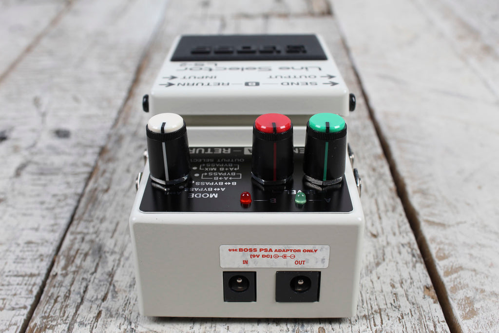 Boss LS-2 Line Selector Pedal Electric Guitar Line Selection Effects Pedal