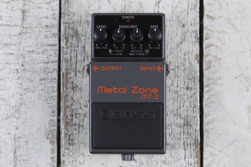 Boss MT-2 Metal Zone Distortion Pedal Electric Guitar Distortion Effects Pedal