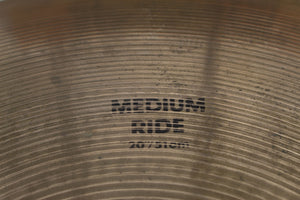 Zildjian 20 Inch Medium Ride Cymbal 20" Medium Ride Drum Cymbal