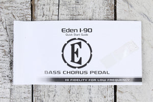 Eden I90 Professional Chorus Electric Bass Guitar Effects Pedal w Power Supply
