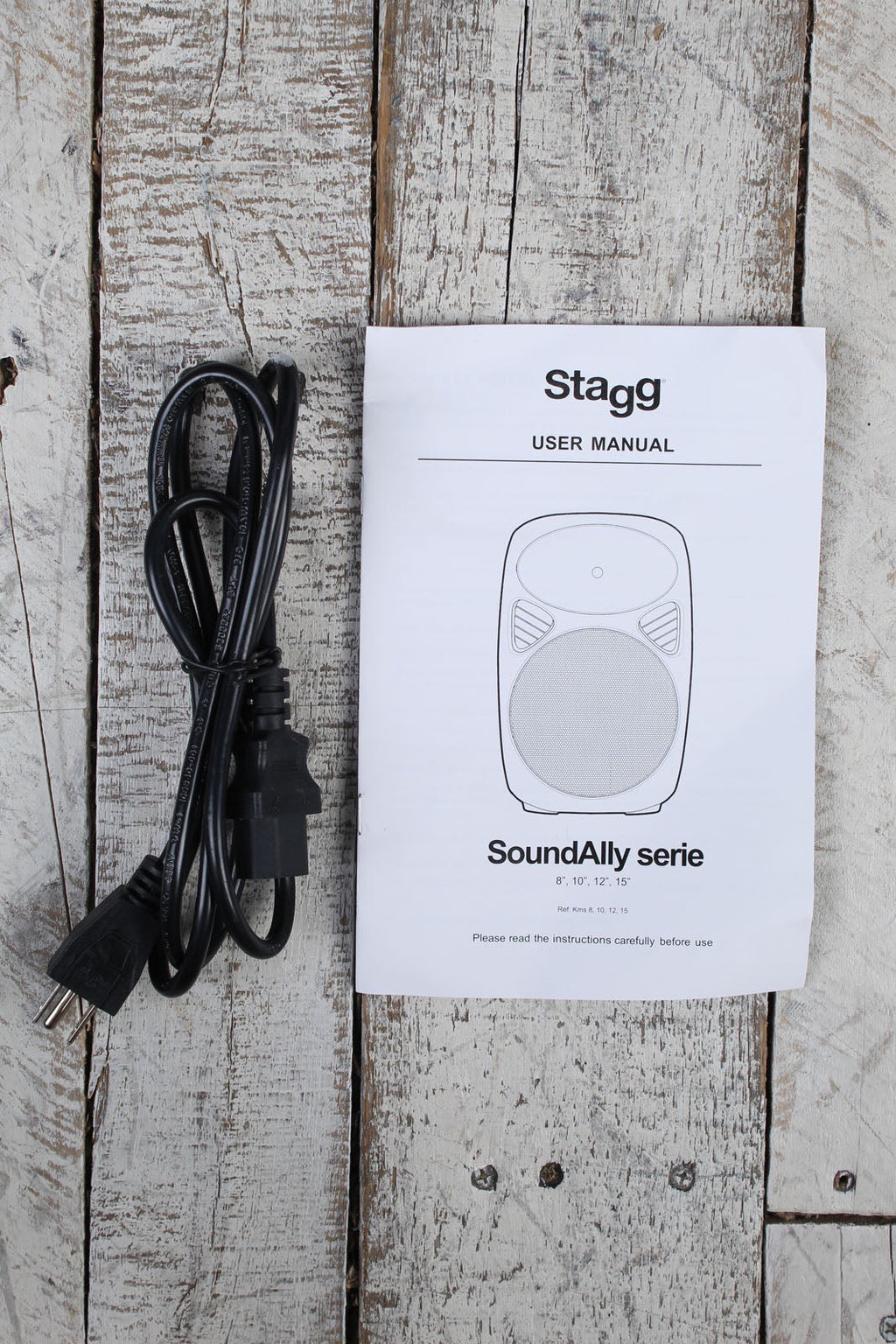 Stagg KMS12 Powered Speaker 12 Inch 2 Way Active Speaker with Bluetooth