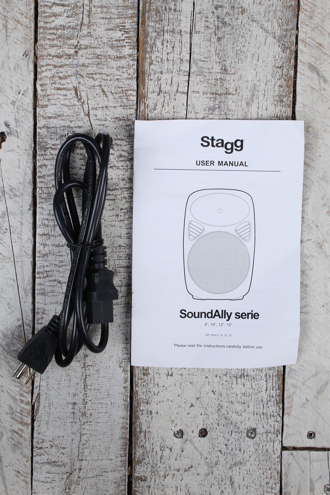 Stagg KMS12 Powered Speaker 12 Inch 2 Way Active Speaker with Bluetooth
