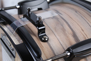 Tama Woodworks Poplar Snare Drum 14 x 6.5 Natural Zebrawood Wrap WP1465BKNZW