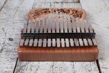 Load image into Gallery viewer, Luna Lizard 17 Key Flat Base Kalimba Key of C with Gig Bag and Tuning Hammer