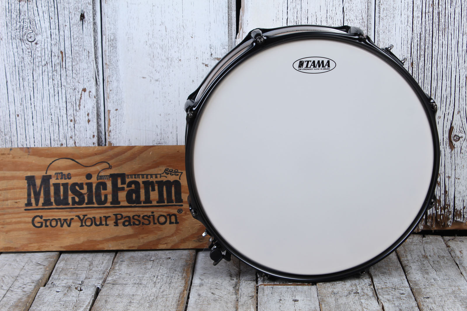 Tama Woodworks Poplar Snare Drum 14 x 5.5 Natural Zebrawood Wrap WP1455BKNZW Secondary image