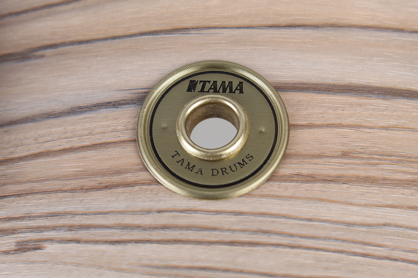 Tama Woodworks Poplar Snare Drum 14 x 5.5 Natural Zebrawood Wrap WP1455BKNZW