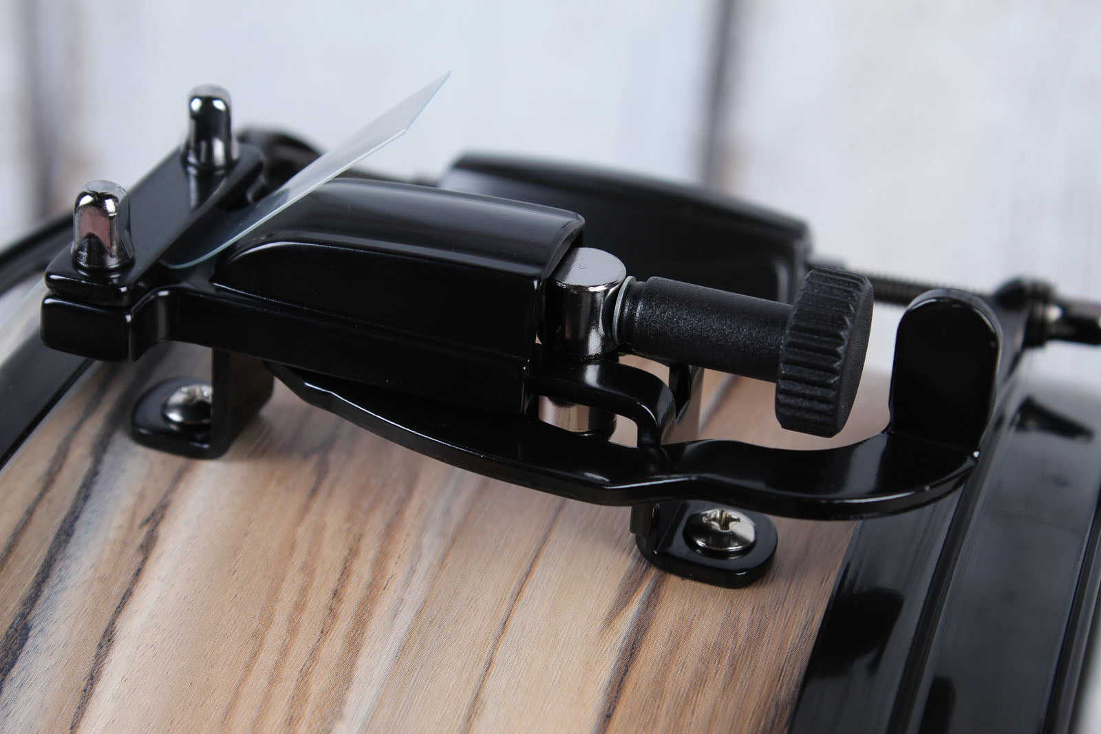 Tama Woodworks Poplar Snare Drum 14 x 5.5 Natural Zebrawood Wrap WP1455BKNZW