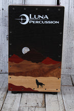 Luna Vista Wolf Cajon with On/Off Switchable Snare LPC VISTA WOLF with Bag