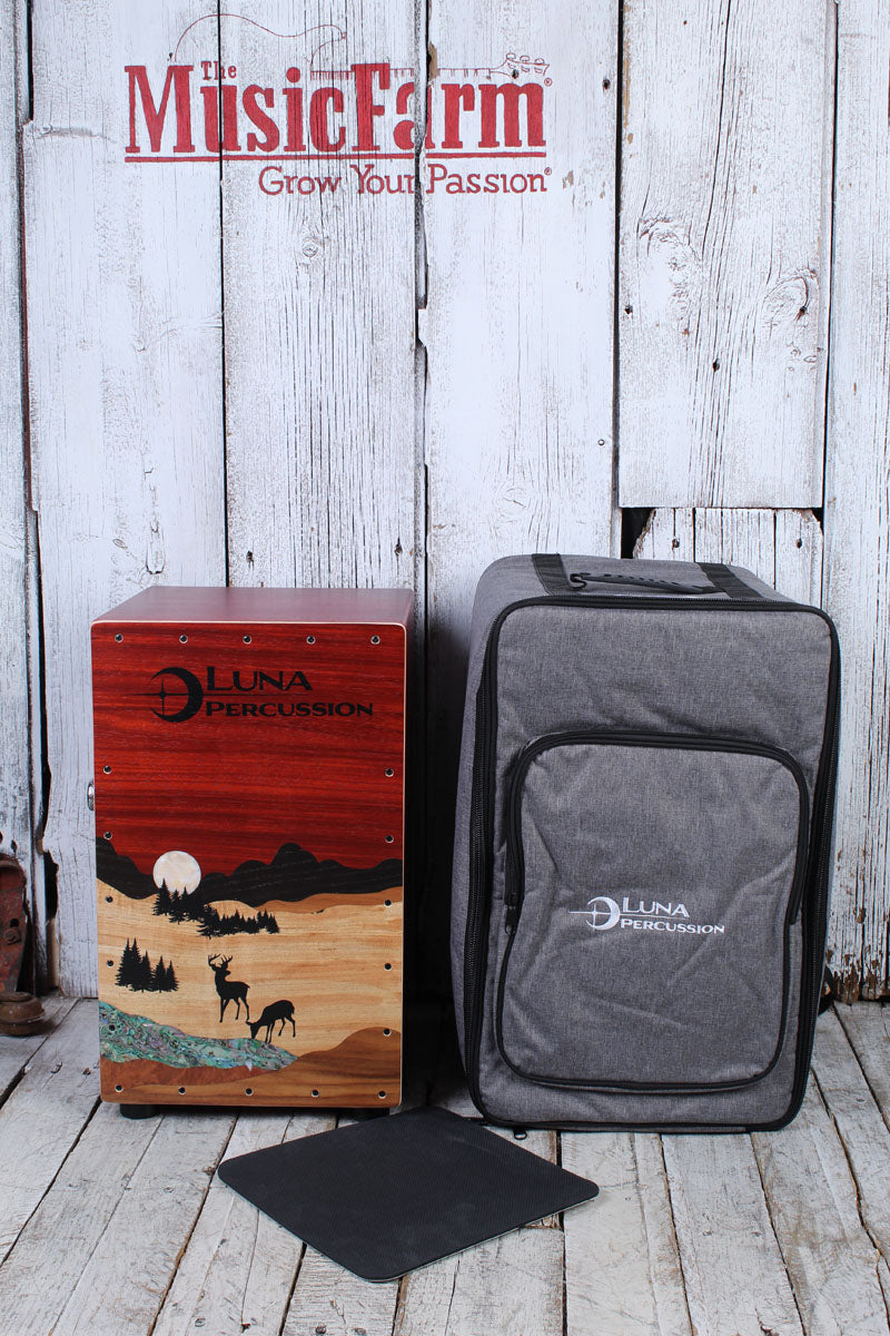 Luna Vista Deer Cajon with On/Off Switchable Snare LPC VISTA DEER with Bag Secondary image