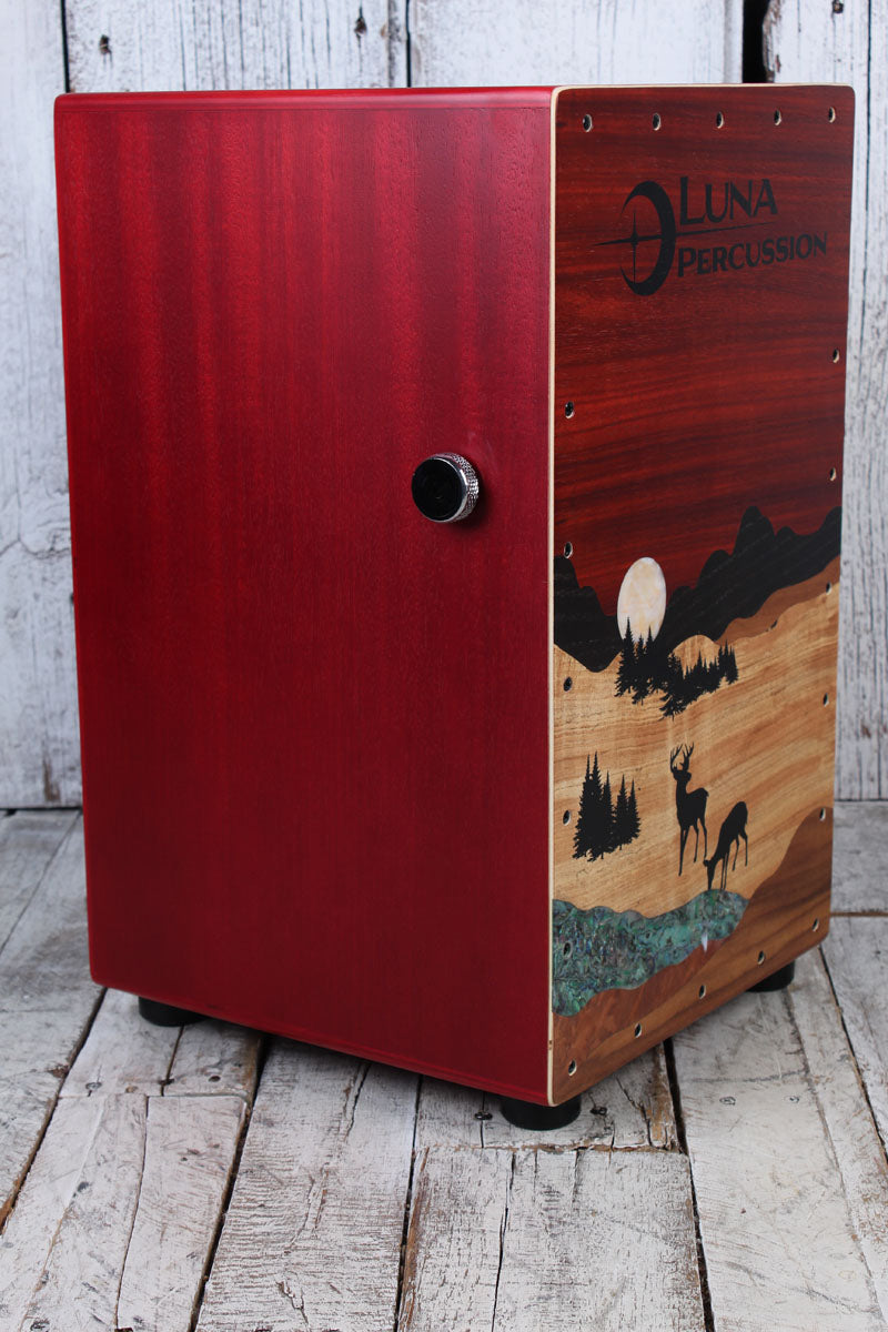 Luna Vista Deer Cajon with On/Off Switchable Snare LPC VISTA DEER with Bag