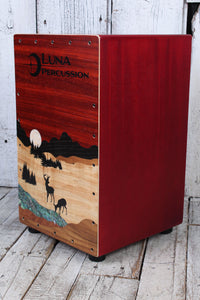 Luna Vista Deer Cajon with On/Off Switchable Snare LPC VISTA DEER with Bag