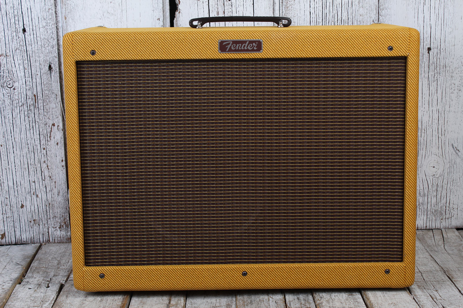 Fender Blues Deluxe Reissue Electric Guitar Amplifier Tweed w Footswtich & Cover Main image