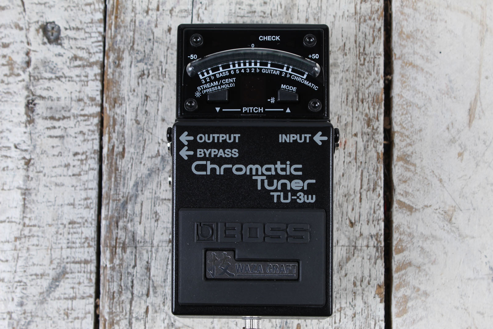 Boss TU-3W Waza Craft Chromatic Tuner Guitar and Bass Effects Tuner Pedal