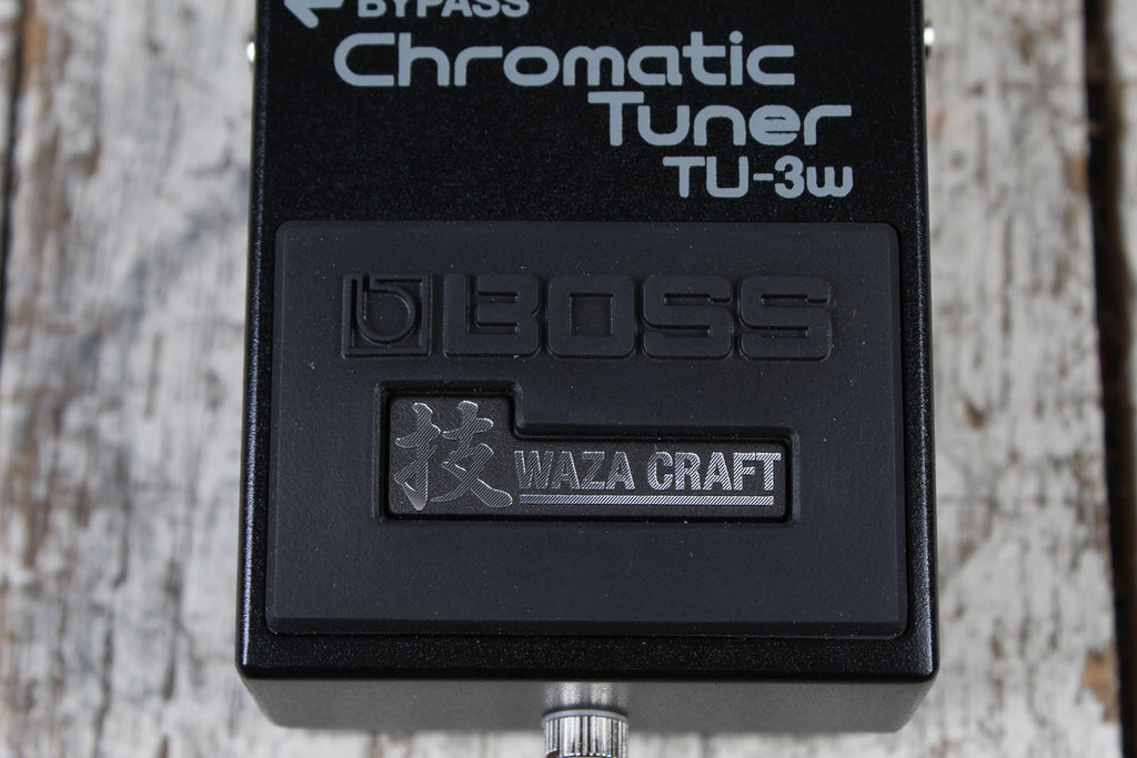 Boss TU-3W Waza Craft Chromatic Tuner Guitar and Bass Effects Tuner Pedal