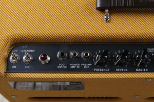 Fender Blues Deluxe Reissue Electric Guitar Amplifier Tweed w Footswtich & Cover