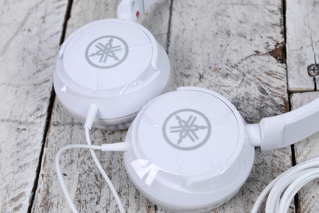 Yamaha HPH-50 Dynamic Closed Back Headphones with Adjustable Headband White
