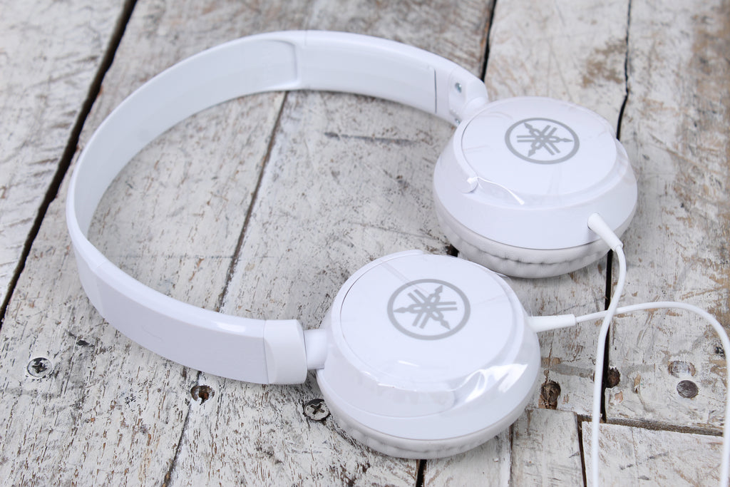 Yamaha HPH-50 Dynamic Closed Back Headphones with Adjustable Headband White