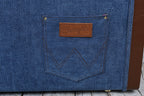 Fender X Wrangler Denim Hardshell Electric Guitar Case for Stratocaster and Telecaster Indigo Denim