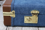 Fender X Wrangler Denim Hardshell Electric Guitar Case for Stratocaster and Telecaster Indigo Denim