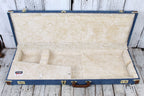 Fender X Wrangler Denim Hardshell Electric Guitar Case for Stratocaster and Telecaster Indigo Denim