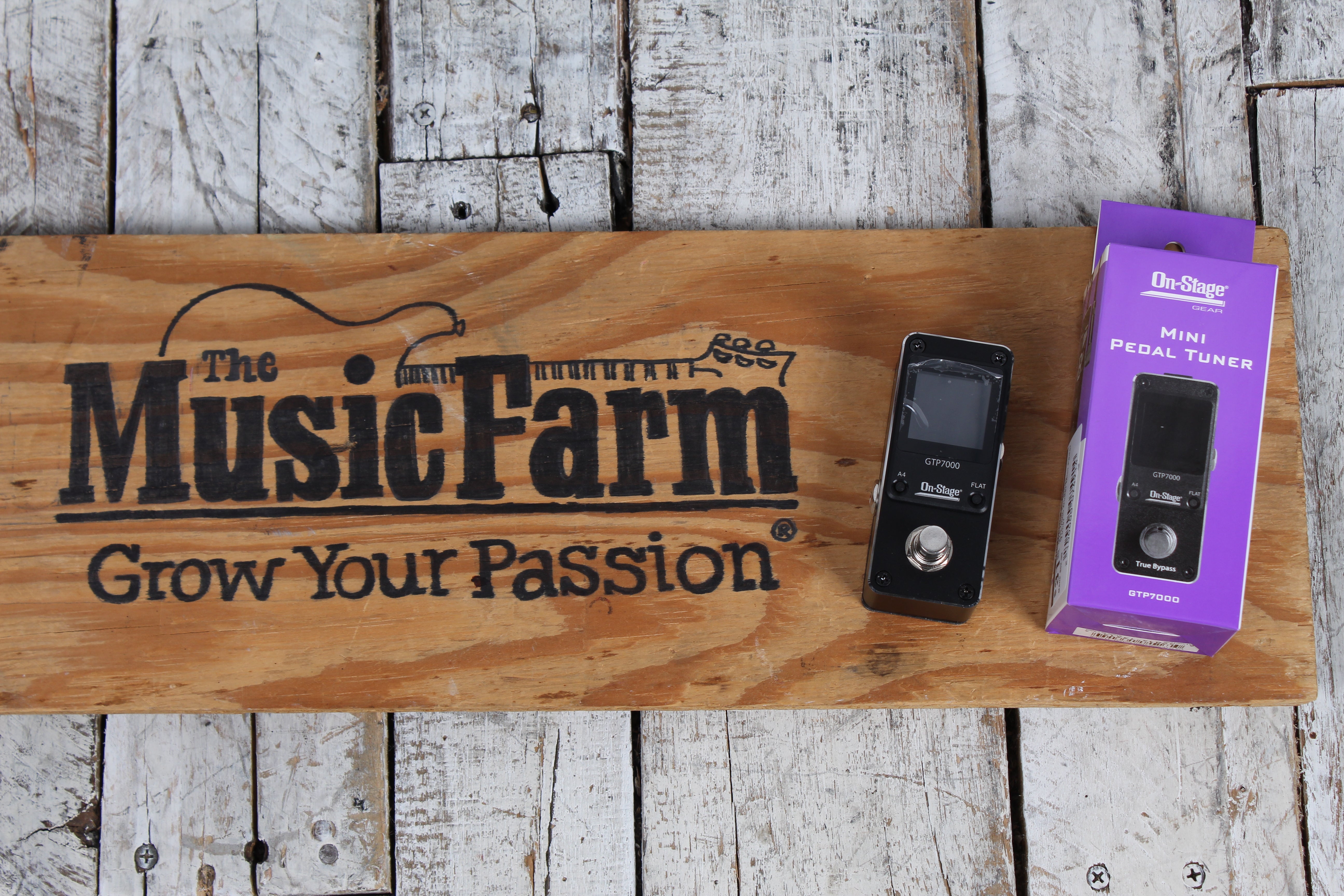 On Stage GTP7000 Mini Guitar Pedal Tuner for Pedal Board w True Bypass Circuitry Secondary image