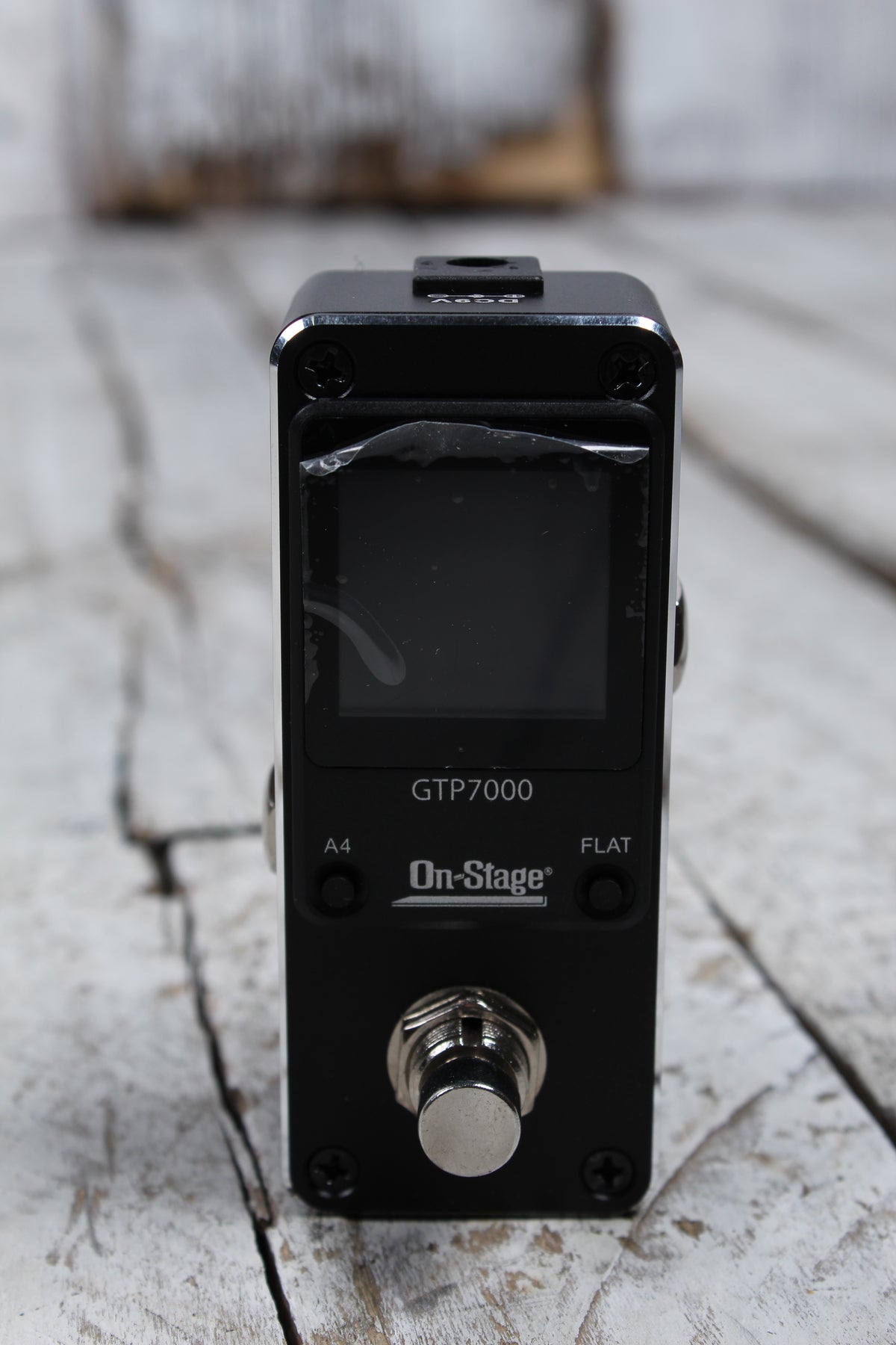 On Stage GTP7000 Mini Guitar Pedal Tuner for Pedal Board w True Bypass Circuitry Main image