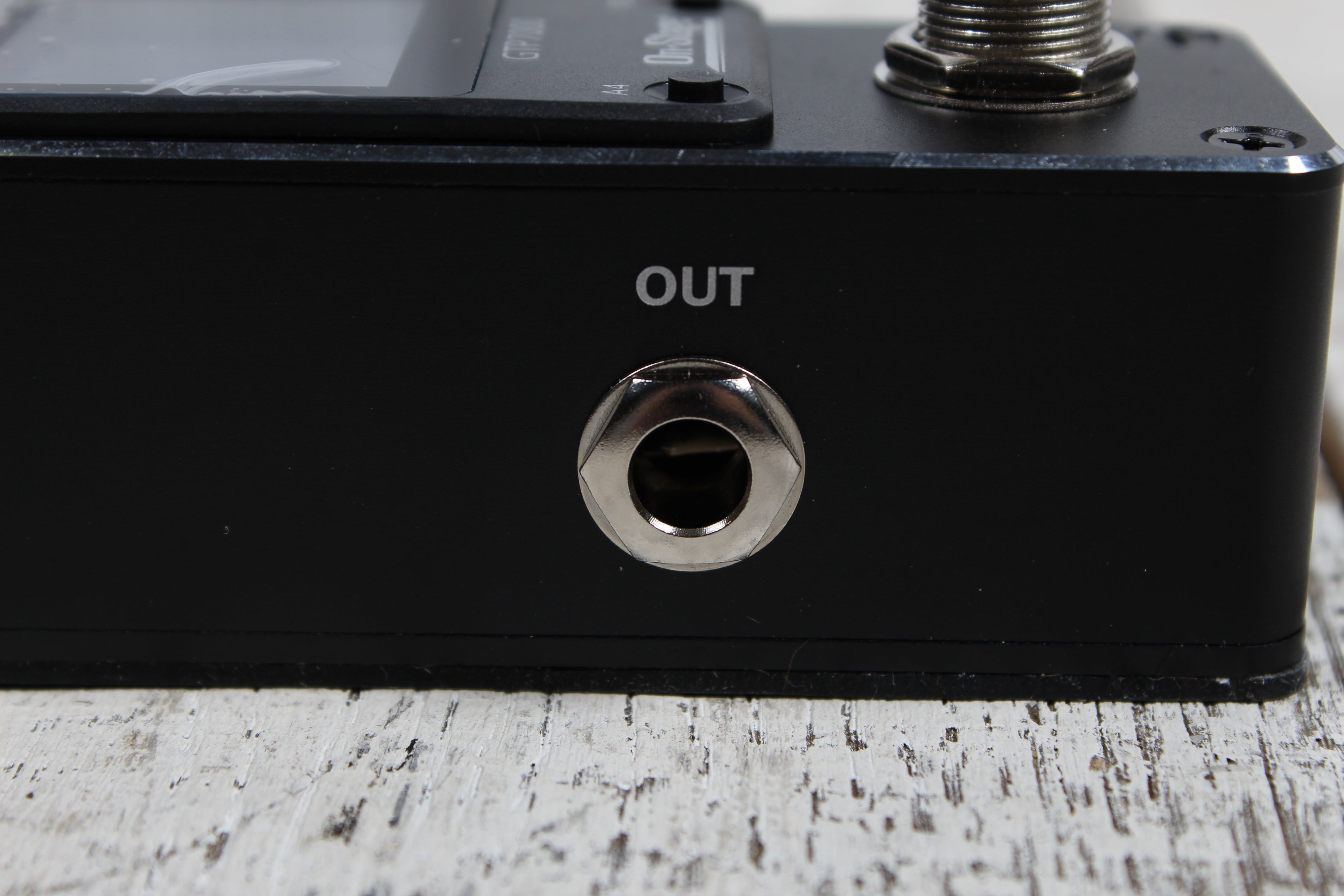 On Stage GTP7000 Mini Guitar Pedal Tuner for Pedal Board w True Bypass Circuitry
