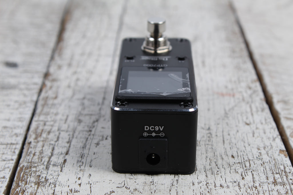 On Stage GTP7000 Mini Guitar Pedal Tuner for Pedal Board w True Bypass Circuitry