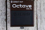 Boss OC-5 Octave Effects Pedal Electric Guitar and Bass Octave Effects Pedal