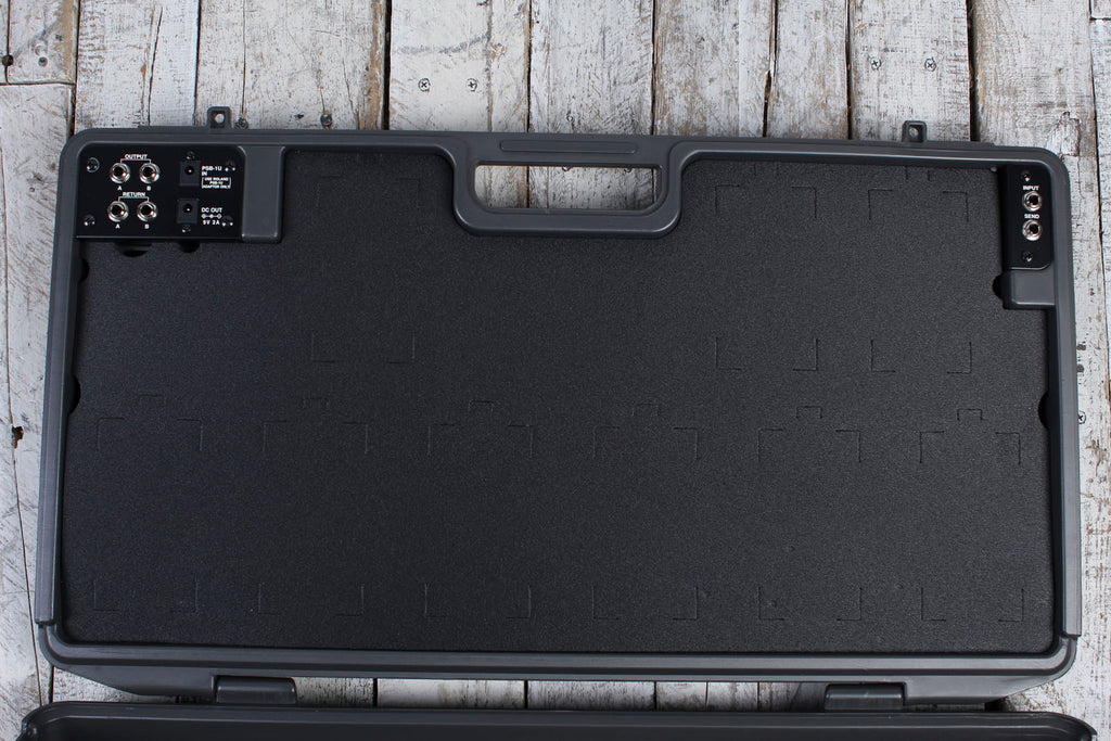Boss BCB-90X Deluxe Powered Pedalboard and Case Guitar Effects Pedal Board Case
