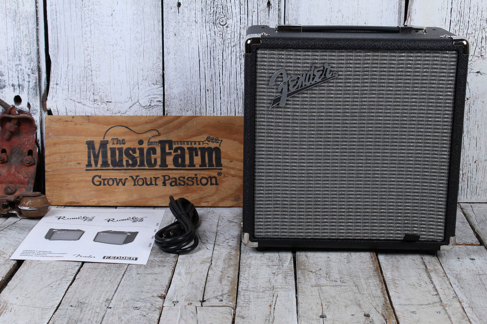 Fender Rumble 15 Electric Bass Guitar Amplifier 15 Watt 1 x 8 Combo Bass Amp