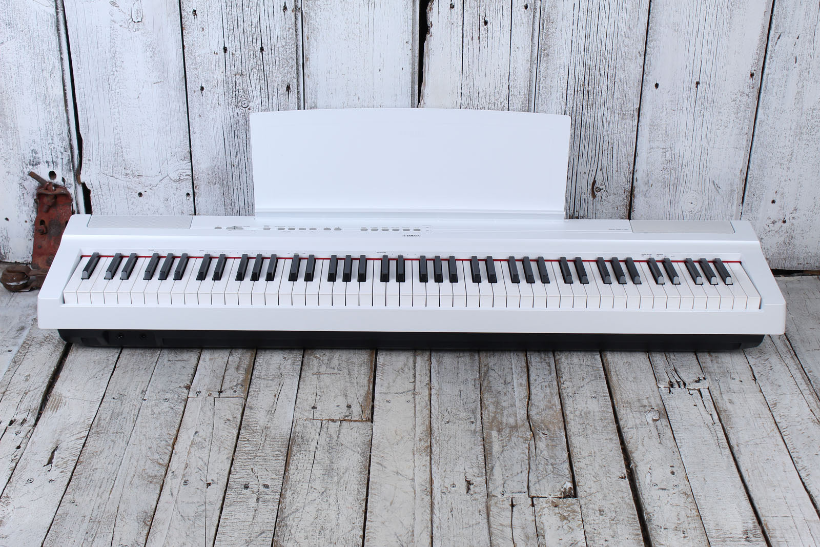Yamaha P125A White 88 Key Graded Hammer Digital Piano with Power Supply & Pedal