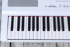 Yamaha P125A White 88 Key Graded Hammer Digital Piano with Power Supply & Pedal