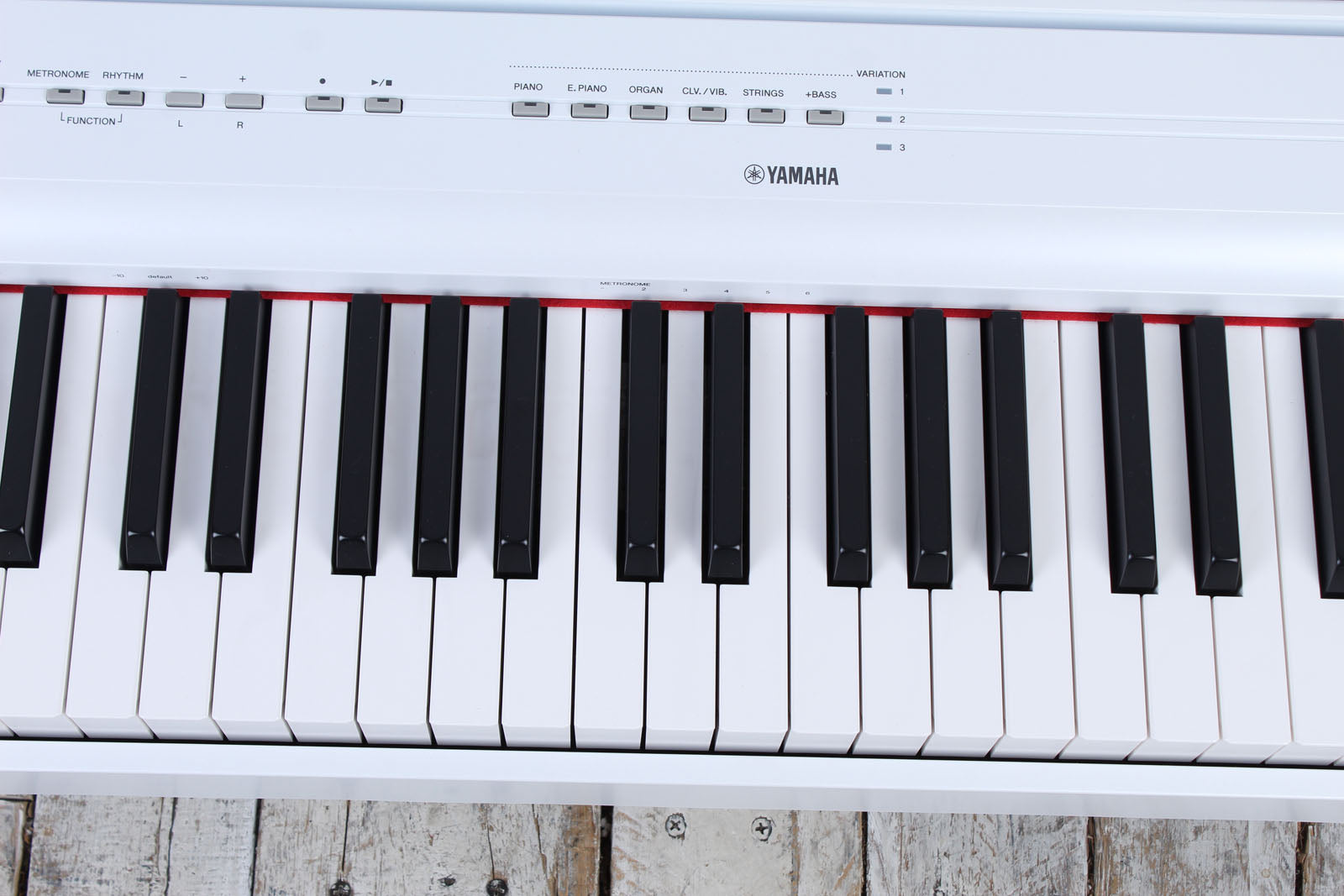 Yamaha P125A White 88 Key Graded Hammer Digital Piano with Power Supply & Pedal