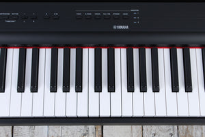 Yamaha P125A 88 Key Graded Hammer Digital Piano w Power Supply & Sustain Pedal