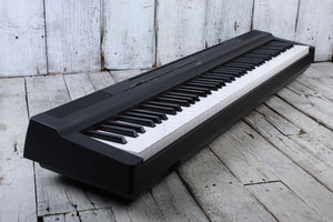 Yamaha P125A 88 Key Graded Hammer Digital Piano w Power Supply & Sustain Pedal