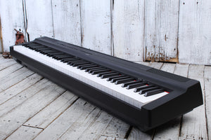 Yamaha P125A 88 Key Graded Hammer Digital Piano w Power Supply & Sustain Pedal