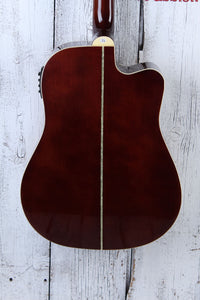 Oscar Schmidt OG2CE Left Handed Dreadnought Acoustic Electric Guitar Natural