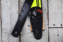 Load image into Gallery viewer, Right On Mojo Race Guitar Strap - Neon Yellow
