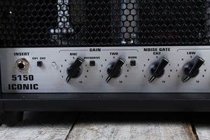 EVH 5150 Iconic Series 80 Watt Head Electric Guitar Amplifier Head Black w FTSW